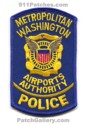Metropolitan Washington Airports Authority Police Department Patch (Washington DC)
Scan By: PatchGallery.com
Keywords: dept.