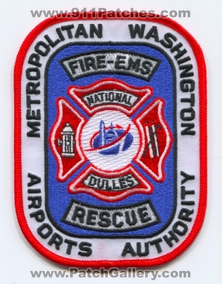 Metropolitan Washington Airports Authority Fire Rescue Department National Dulles Patch (Washington DC)
Scan By: PatchGallery.com
Keywords: auth. ems dept. arff a.r.f.f. cfr c.f.r. aircraft firefighter firefighting crash