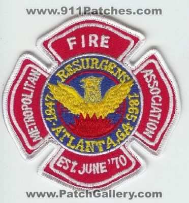 Metropolitan Fire Association (Georgia)
Thanks to Mark C Barilovich for this scan.
Keywords: atlanta