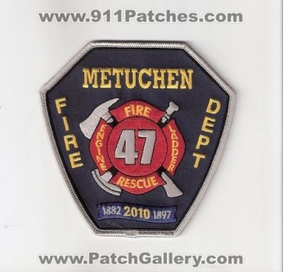 Metuchen Fire Rescue Department (New Jersey)
Thanks to Bob Brooks for this scan.
Keywords: dept. engine ladder