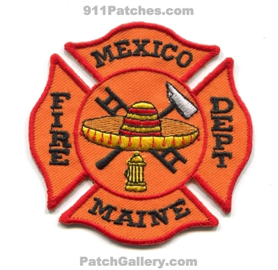 Mexico Fire Department Patch (Maine)
Scan By: PatchGallery.com
Keywords: dept.