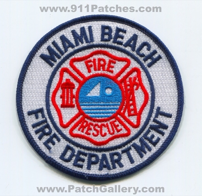 Miami Beach Fire Rescue Department Patch (Florida)
Scan By: PatchGallery.com
Keywords: dept.