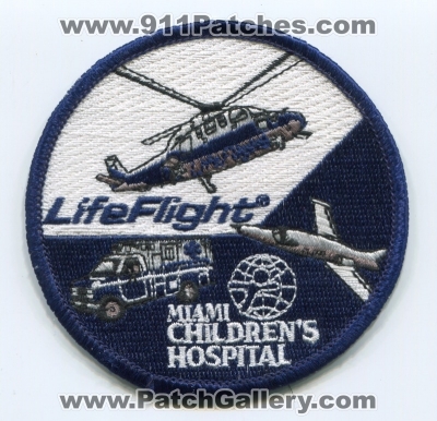 Miami Childrens Hospital LifeFlight Patch (Florida)
Scan By: PatchGallery.com
Keywords: ems air medical helicopter ambulance