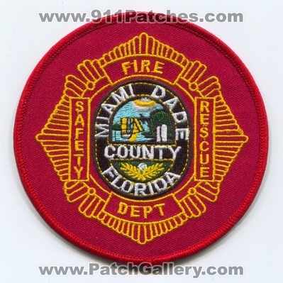 Miami Dade County Fire Department Patch (Florida)
Scan By: PatchGallery.com
Keywords: co. dept. safety rescue