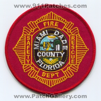 Miami Dade County Fire Department Patch (Florida)
Scan By: PatchGallery.com
Keywords: co. dept. safety rescue