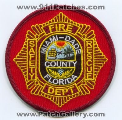 Miami Dade County Fire Department (Florida)
Scan By: PatchGallery.com
Keywords: dept.