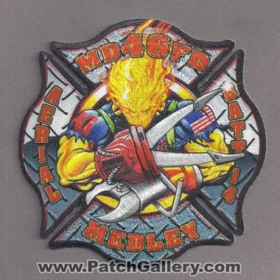 Miami Dade Fire Department Station 46 (Florida)
Thanks to Paul Howard for this scan.
Keywords: dept. mdfd md46fd aerial battalion 14 medley company