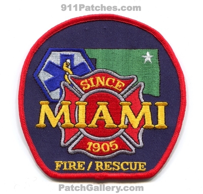 Miami Fire Rescue Department Patch (Oklahoma)
Scan By: PatchGallery.com
Keywords: dept. since 1905