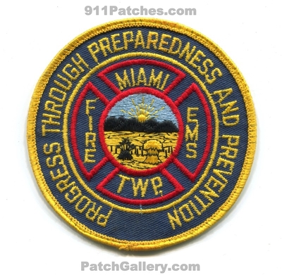 Miami Township Fire Department Patch (Ohio)
Scan By: PatchGallery.com
Keywords: twp. dept. ems progress through preparedness and prevention
