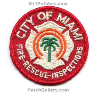 Miami Fire Rescue Inspections Department Patch (Florida)
Scan By: PatchGallery.com
Keywords: city of dept.