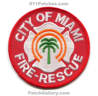 Miami Fire Rescue Department Patch (Florida)
Scan By: PatchGallery.com
Keywords: city of dept.