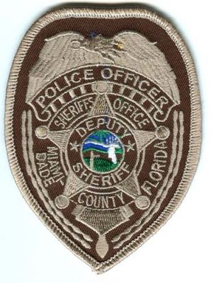 Miami Dade County Sheriff Police Officer (Florida)
Scan By: PatchGallery.com
Keywords: sheriff's sheriffs