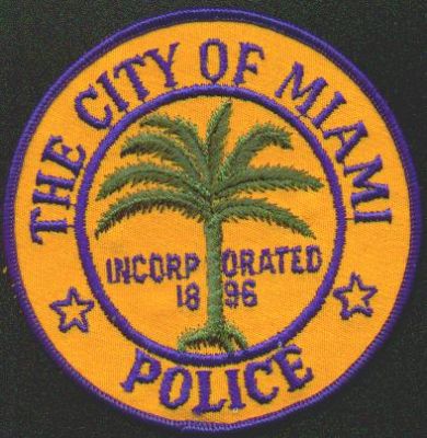 Miami Police
Thanks to EmblemAndPatchSales.com for this scan.
Keywords: florida the city of
