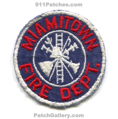 Miamitown Fire Department Patch (Ohio)
Scan By: PatchGallery.com
Keywords: dept.