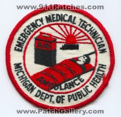 Michigan EMT Ambulance (Michigan)
Scan By: PatchGallery.com
Keywords: ems department dept. of health doh emergency medical technician