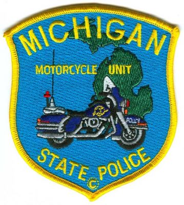 Michigan State Police Motorcycle Unit (Michigan)
Scan By: PatchGallery.com

