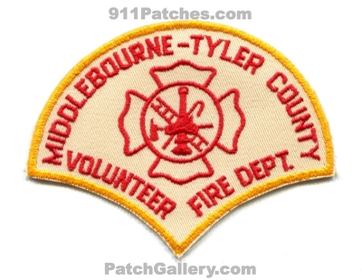 Middlebourne Tyler County Volunteer Fire Department Patch (Kentucky)
Scan By: PatchGallery.com
Keywords: co. vol. dept.