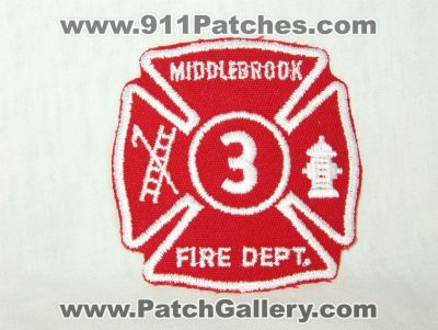 Middlebrook Fire Department (Virginia)
Thanks to Walts Patches for this picture.
Keywords: dept. 3