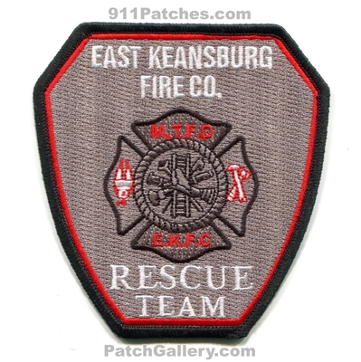 Middletown Township Fire Department East Keansburg Fire Company Rescue Team Patch (New Jersey)
Scan By: PatchGallery.com
[b]Patch Made By: 911Patches.com[/b]
Keywords: twp. dept. mtfd co. ekfc