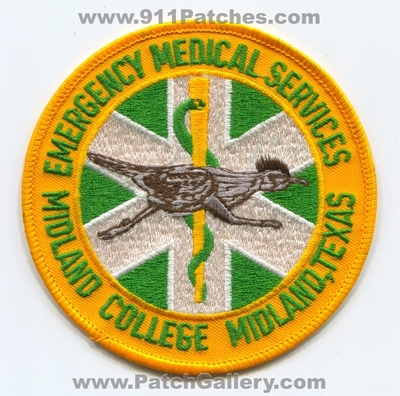 Midland College Emergency Medical Services EMS Patch (Texas)
Scan By: PatchGallery.com
Keywords: e.m.s. ambulance