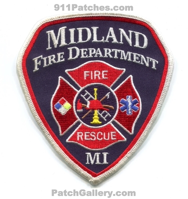 Midland Fire Rescue Department Patch (Michigan)
Scan By: PatchGallery.com
Keywords: dept.