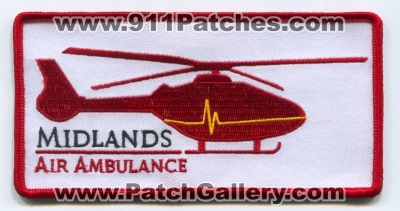 Midlands Air Ambulance Patch (United Kingdom)
Scan By: PatchGallery.com
Keywords: ems medical helicopter