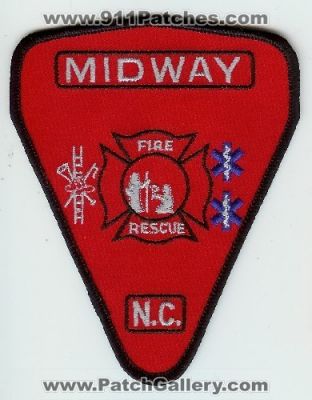 Midway Fire Rescue (North Carolina)
Thanks to Mark C Barilovich for this scan.
Keywords: n.c.