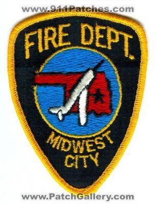 Midwest City FIre Department Patch (Oklahoma)
Scan By: PatchGallery.com
Keywords: dept.