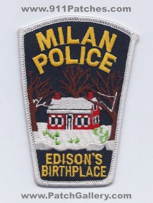 Milan Police Department (Ohio)
Thanks to Paul Howard for this scan.
Keywords: dept.