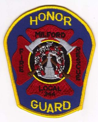 Milford Fire Rescue Honor Guard
Thanks to Michael J Barnes for this scan.
Keywords: connecticut iaff local 344