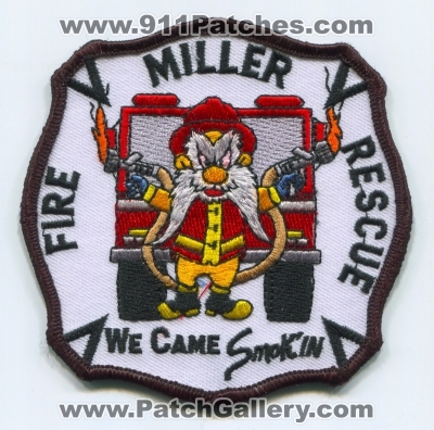 Miller Fire Rescue Department Patch (South Carolina)
Scan By: PatchGallery.com
Keywords: dept. we came smokin