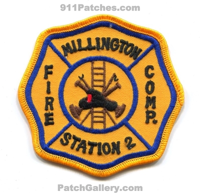 Millington Fire Company Station 2 Patch (UNKNOWN STATE)
Scan By: PatchGallery.com
Keywords: comp. co. department dept.