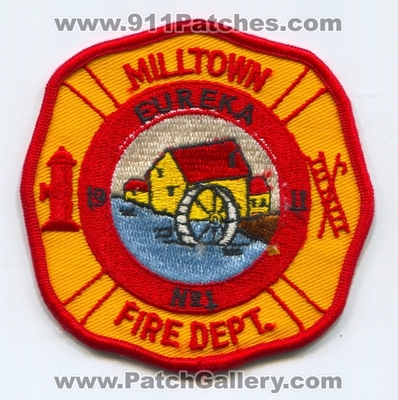 Milltown Fire Department Eureka Number 1 Patch (New Jersey)
Scan By: PatchGallery.com
Keywords: dept. no. #1 1911