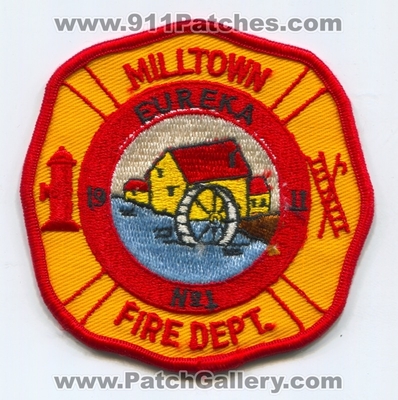 Milltown Fire Department Eureka Number 1 Patch (New Jersey)
Scan By: PatchGallery.com
Keywords: dept. no. #1 1911