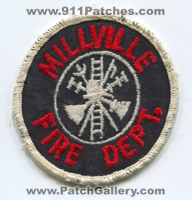 Millville Fire Department Patch (UNKNOWN STATE)
Scan By: PatchGallery.com
Keywords: dept.
