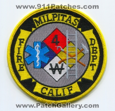 Milpitas Fire Department Patch (California)
Scan By: PatchGallery.com
Keywords: dept.