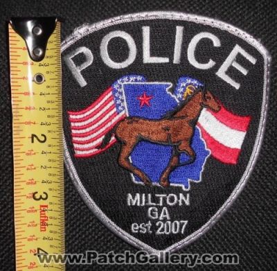 Milton Police Department (Georgia)
Thanks to Matthew Marano for this picture.
Keywords: dept. ga