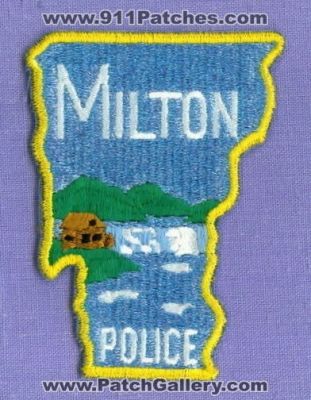 Milton Police Department (Vermont)
Thanks to apdsgt for this scan.
Keywords: dept.