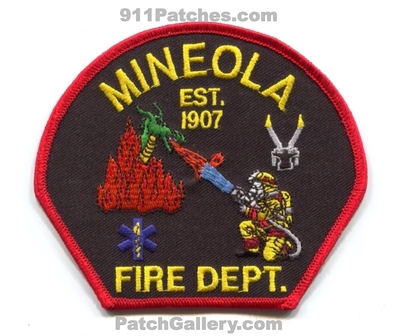Mineola Fire Department Patch (Texas)
Scan By: PatchGallery.com
Keywords: dept. est. 1907