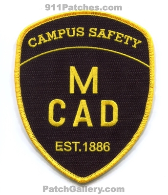 Minneapolis College of Art and Design Campus Safety Patch (Minnesota)
Scan By: PatchGallery.com
[b]Patch Made By: 911Patches.com[/b]
Keywords: mcad est. 1886