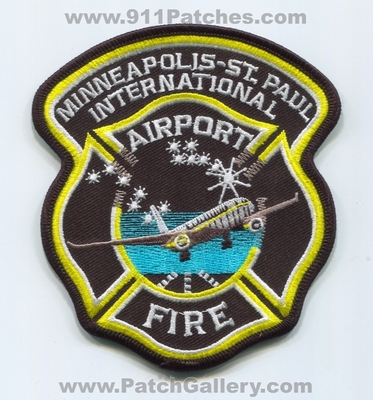 Minneapolis Saint Paul International Airport Fire Department ARFF CFR Patch (Minnesota)
Scan By: PatchGallery.com
Keywords: St. Intl. Dept. Aircraft Rescue Firefighter Firefighting A.R.F.F. Crash C.F.R.