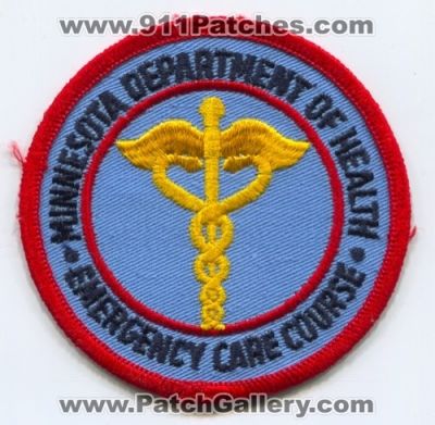 Minnesota State Emergency Care Course (Minnesota)
Scan By: PatchGallery.com
Keywords: ems department dept. of health