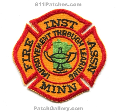 Minnesota Fire Instructors Association Patch (Minnesota)
Scan By: PatchGallery.com
Keywords: improvement through learning academy