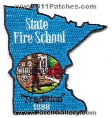 Minnesota State Fire School 1998 (Minnesota)
Scan By: PatchGallery.com
Keywords: academy