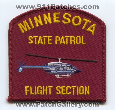 Minnesota State Patrol Flight Section (Minnesota)
Scan By: PatchGallery.com
Keywords: police aviation helicopter