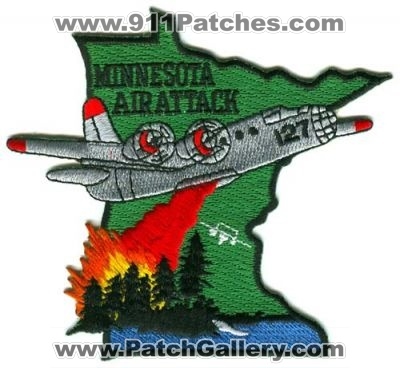 Minnesota Air Attack Forest Fire Wildfire Wildland Patch (Minnesota)
Scan By: PatchGallery.com
Keywords: 127 airplane state shape