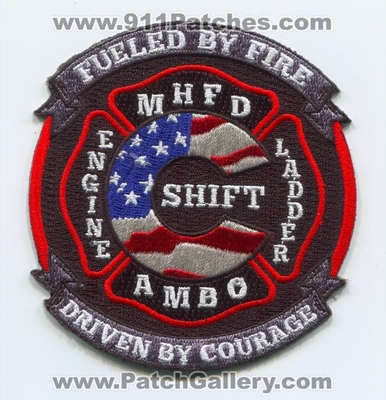 Mint Hill Fire Department C Shift Patch (North Carolina)
Scan By: PatchGallery.com
Keywords: dept. mhfd company co. station engine ladder ambo ambulance fueled by fire driven by courage