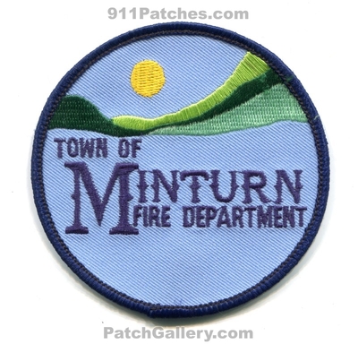 Minturn Fire Department Patch (Colorado)
[b]Scan From: Our Collection[/b]
Keywords: town of dept.