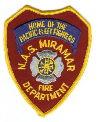 Miramar NAS Fire Department
Thanks to PaulsFirePatches.com for this scan.
Keywords: california naval air station