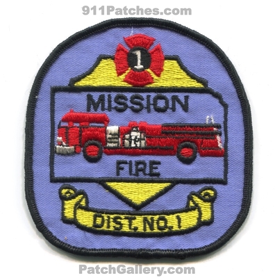 Mission Fire District Number 1 Patch (Kansas)
Scan By: PatchGallery.com
Keywords: dist. no. #1 department dept.